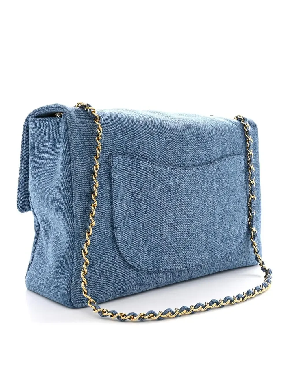 Chanel Denim Souplissimo Maxi Flap Blue #295105C13B